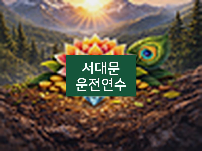 서대문운전연수 후기