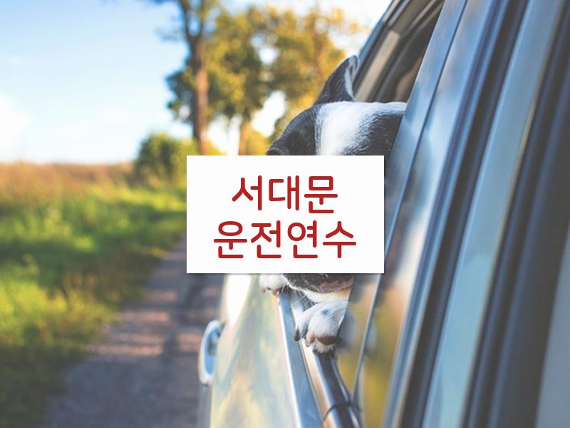 서대문운전연수 후기