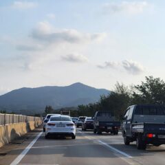 트럭 차선 공포